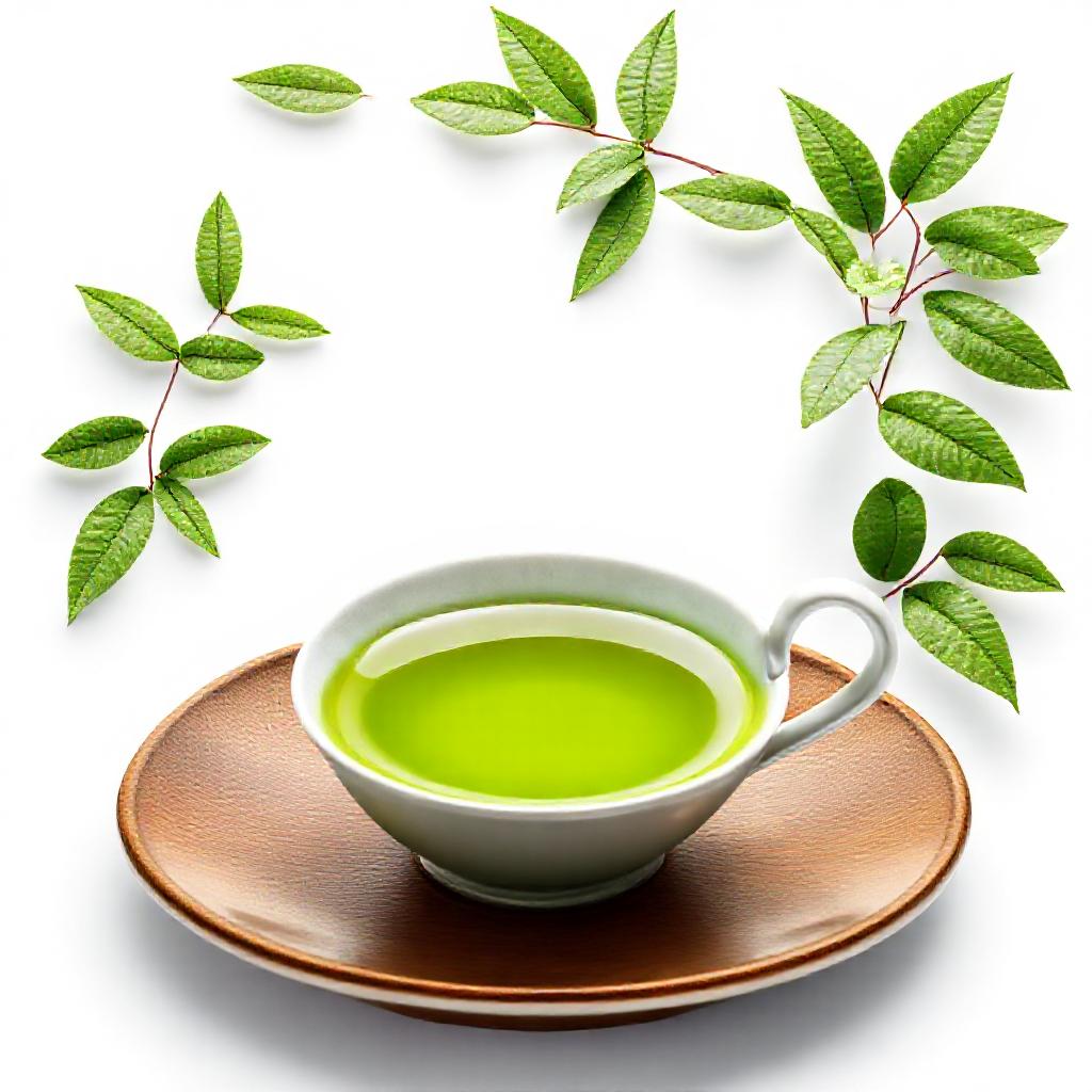 Šálek sypaného čaje s lístky