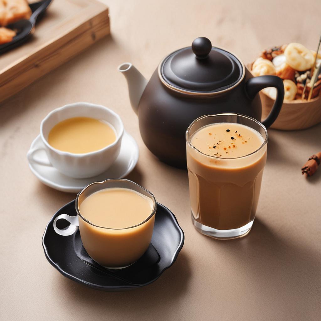 Černý čaj a konvička